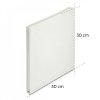 Hama Album jumbo 30x30 wrinkled biały